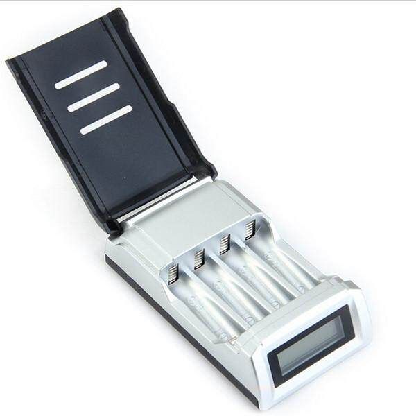 C905W 4 Slots LCD Display Intelligent NiCd/NiMh Charger For AA/AAA