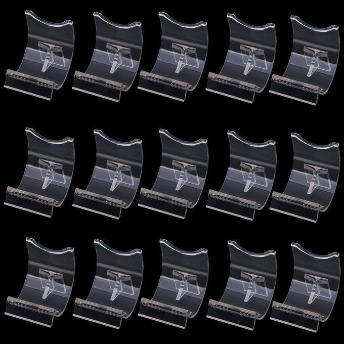 51015pcs Transparent  Show Easel Stand Holder Collective Accs