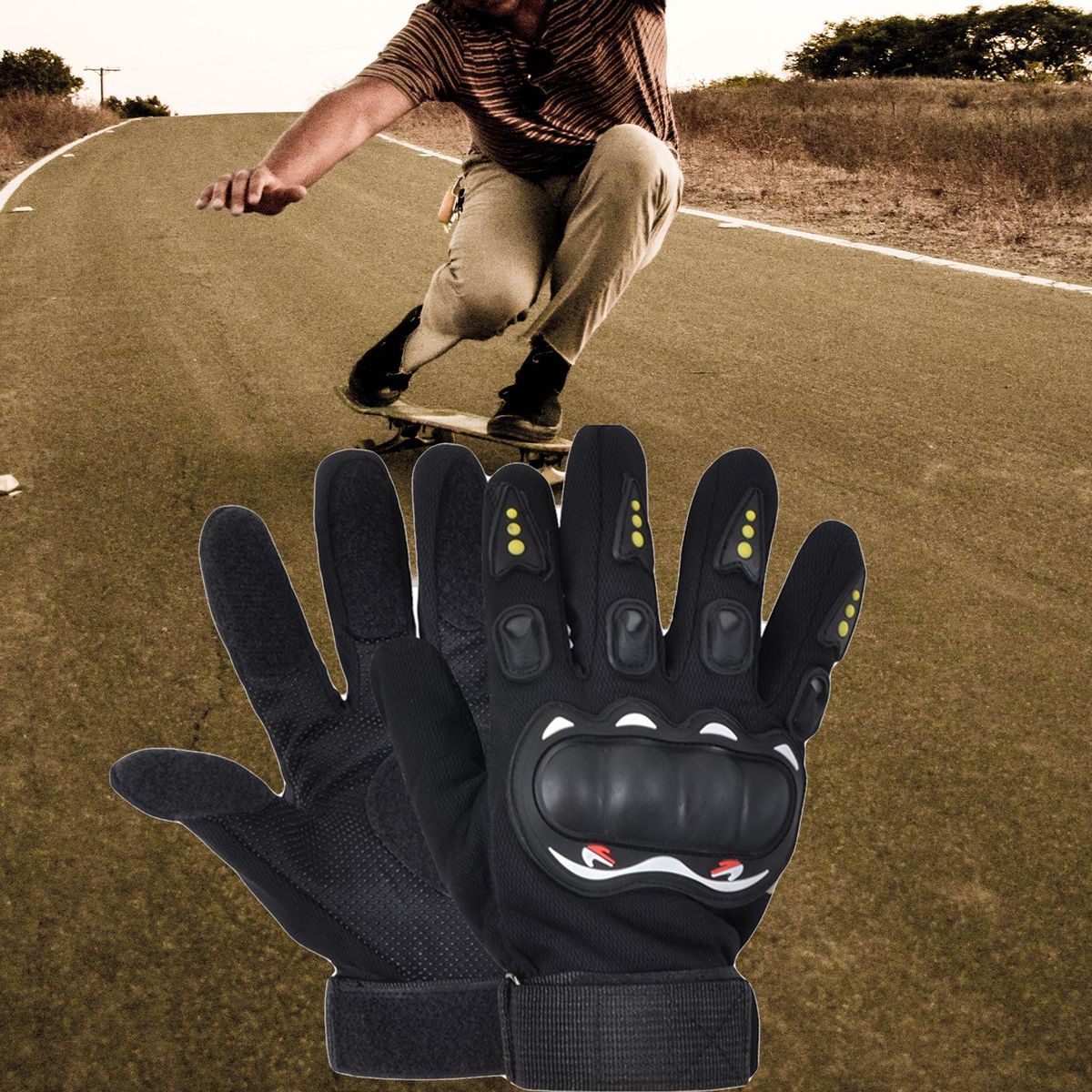 Skateboard Sliding Gloves Skate Protective Gear For Skiing
