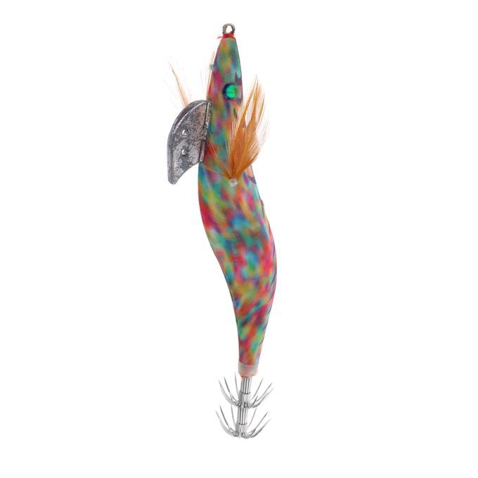 Anti Light Squid Jig Hook Cuttlefish Saltwater  Green Stripes