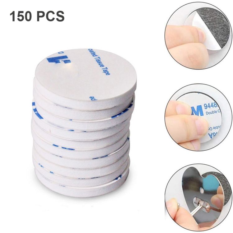 150 PCS 30x1.5mm Round EVA Foam Sticky