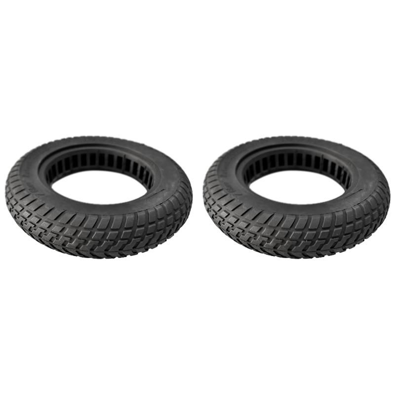 1Pair 10 Inch Electric Scooter Tire Tyre for Xiaomi M365 10 x 2/ 2.5 Solid Tire Damping Tire Rubber Wheels Tyres
