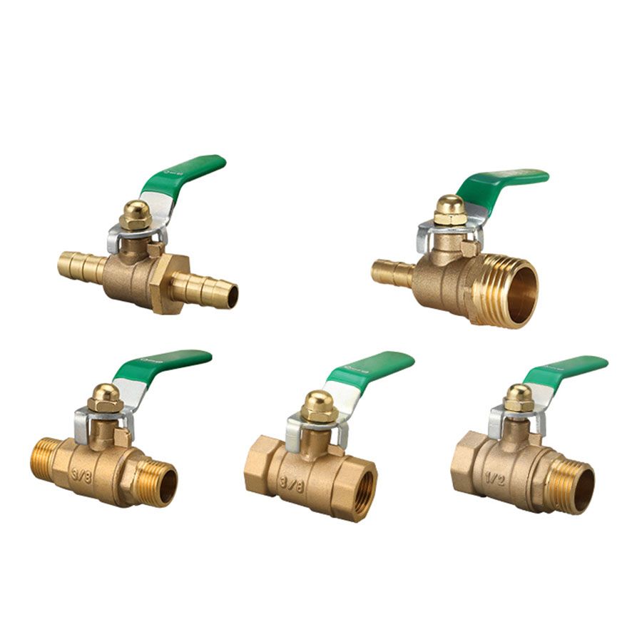 Water Heating Accessories Ball Valve 1/4 3/8 1/8 1/2 3/4
