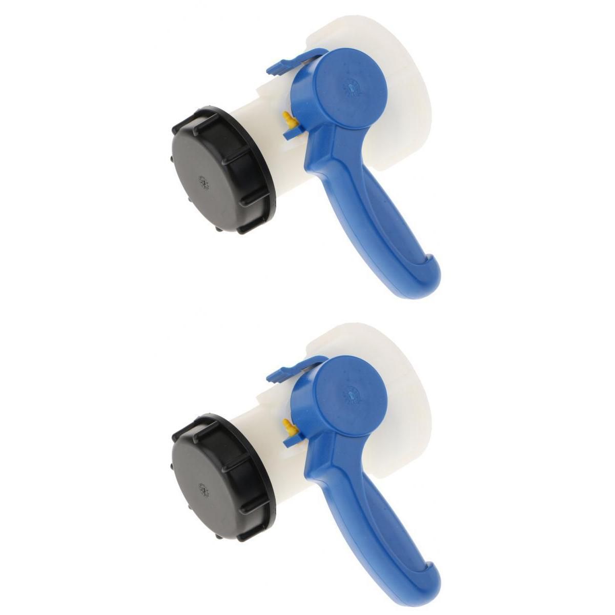 Heavy Duty 75mm+650 Tote Tank Butterfly Water Adapter For