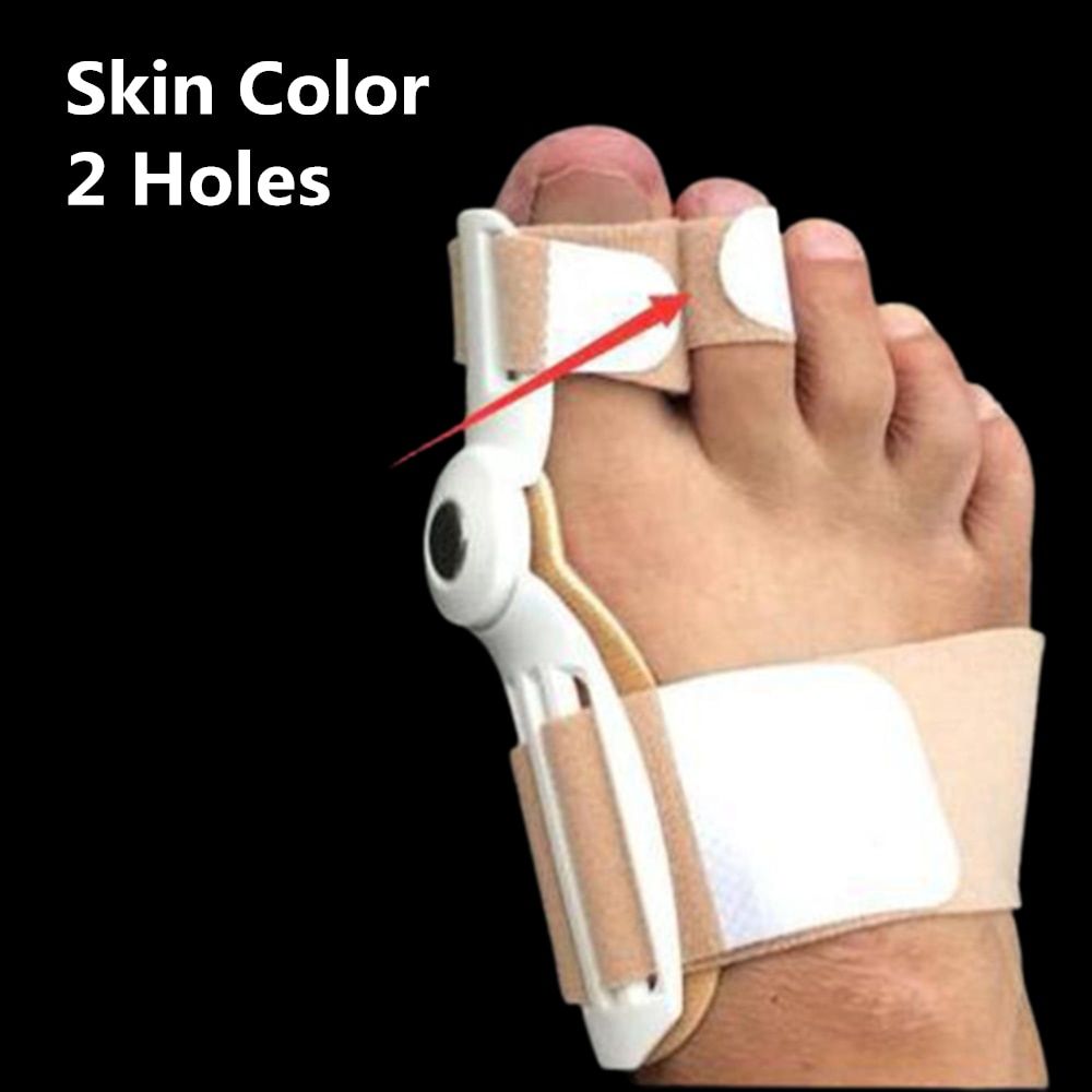 1PC Big Bone Toe Bunion Splint Straightener Corrector Toe Separator Toe Protector Relief Hallux Valgus Both Left Right Feet Used-Skin Color