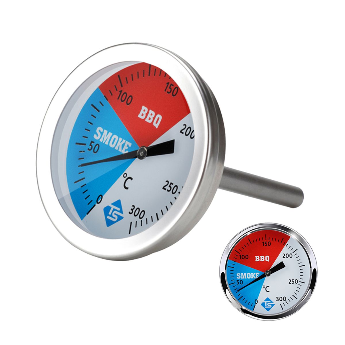 Temperature Gauge 0-300 Degrees Celsius Gauge Stainless