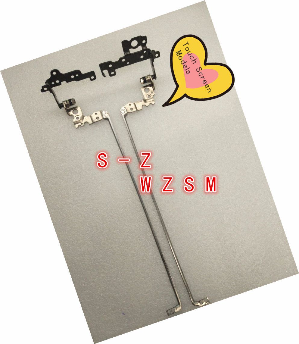 Genuine New 1pair Left Right Touch Lcd Hinges For Hp 15-P