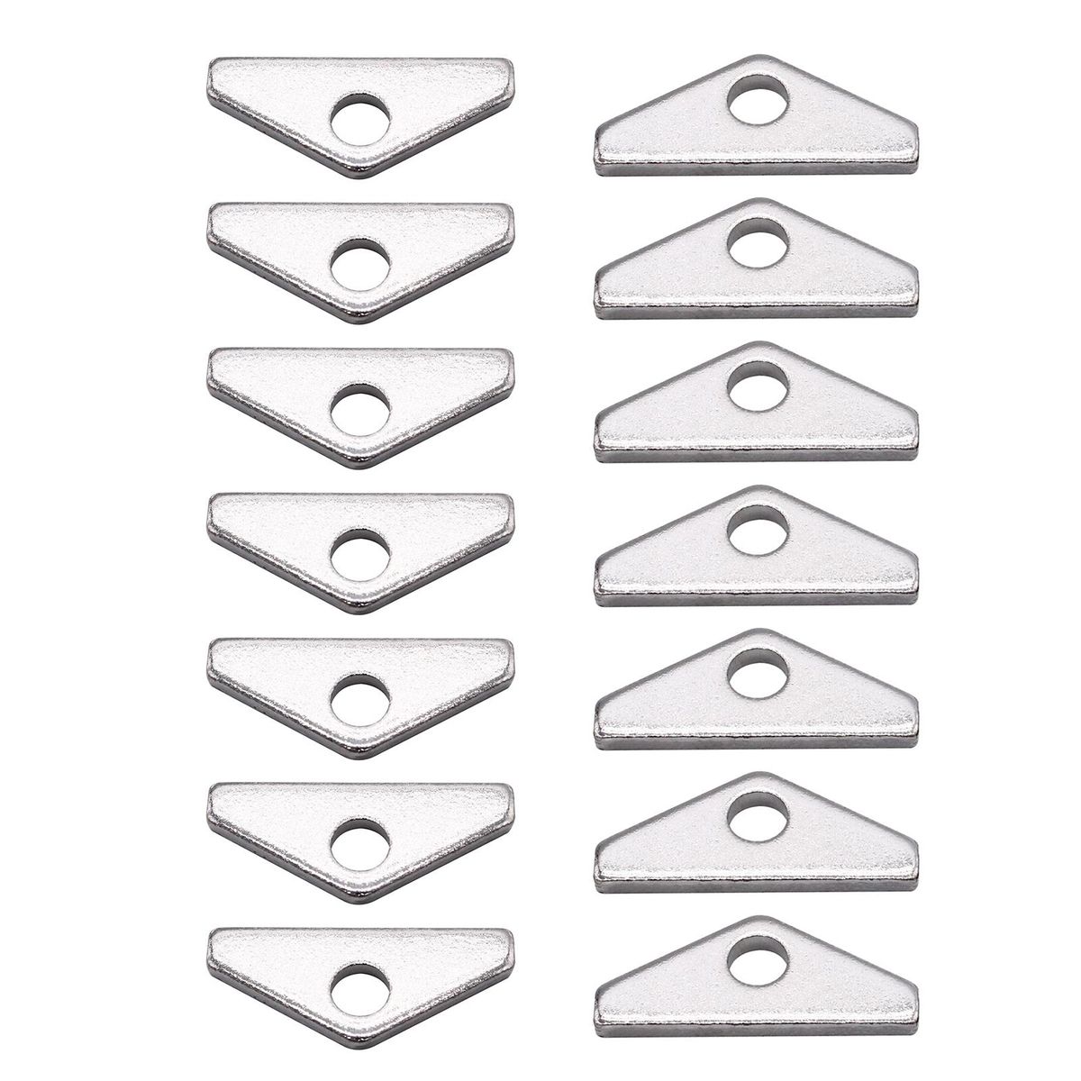 Chrome Valve Cover Mini Tabs Hold Down 14 pc Replacement for Chevy BBC Big Block 396 427 454 502
