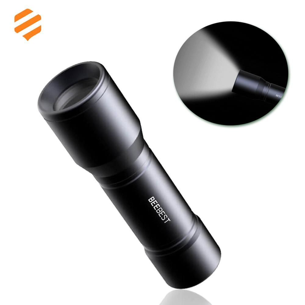 BEEBEST Portable Flashlight Lightweight AAA Batteries Flashlight SOS Portable Mini Rechargable 3 Lighting Mode Waterproof Flashlight Mini LED Flashlight For Camping Night Lighting