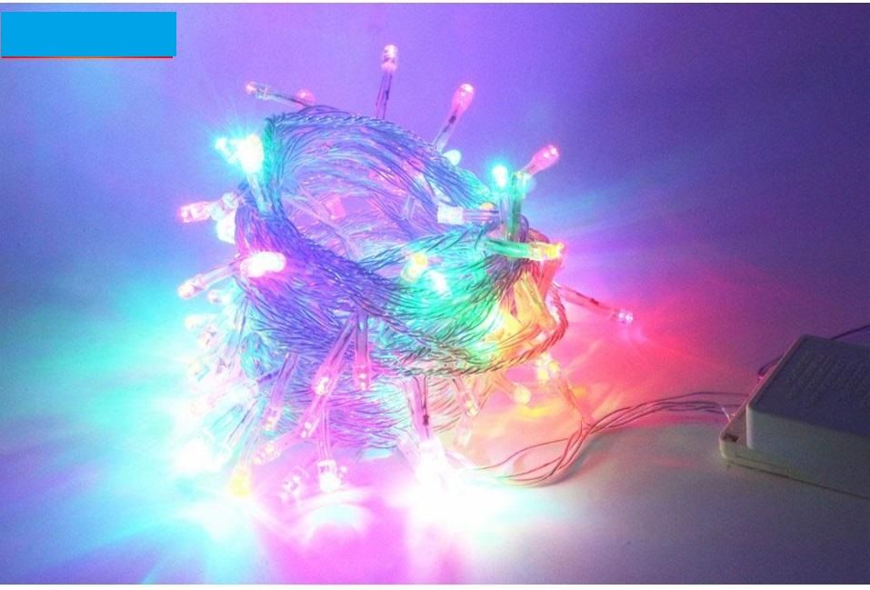 100 Multicolored LED String Light For Christmas Decoration