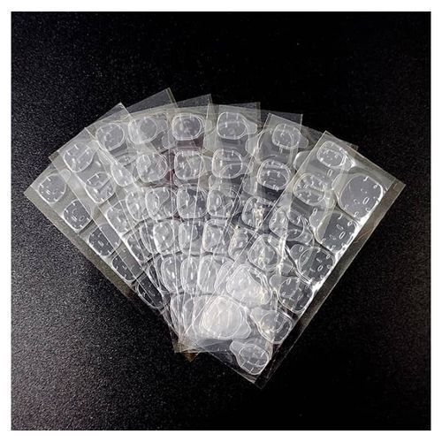 24 Pieces Press On Nails Jelly Glue Gum(12 Tab Each)