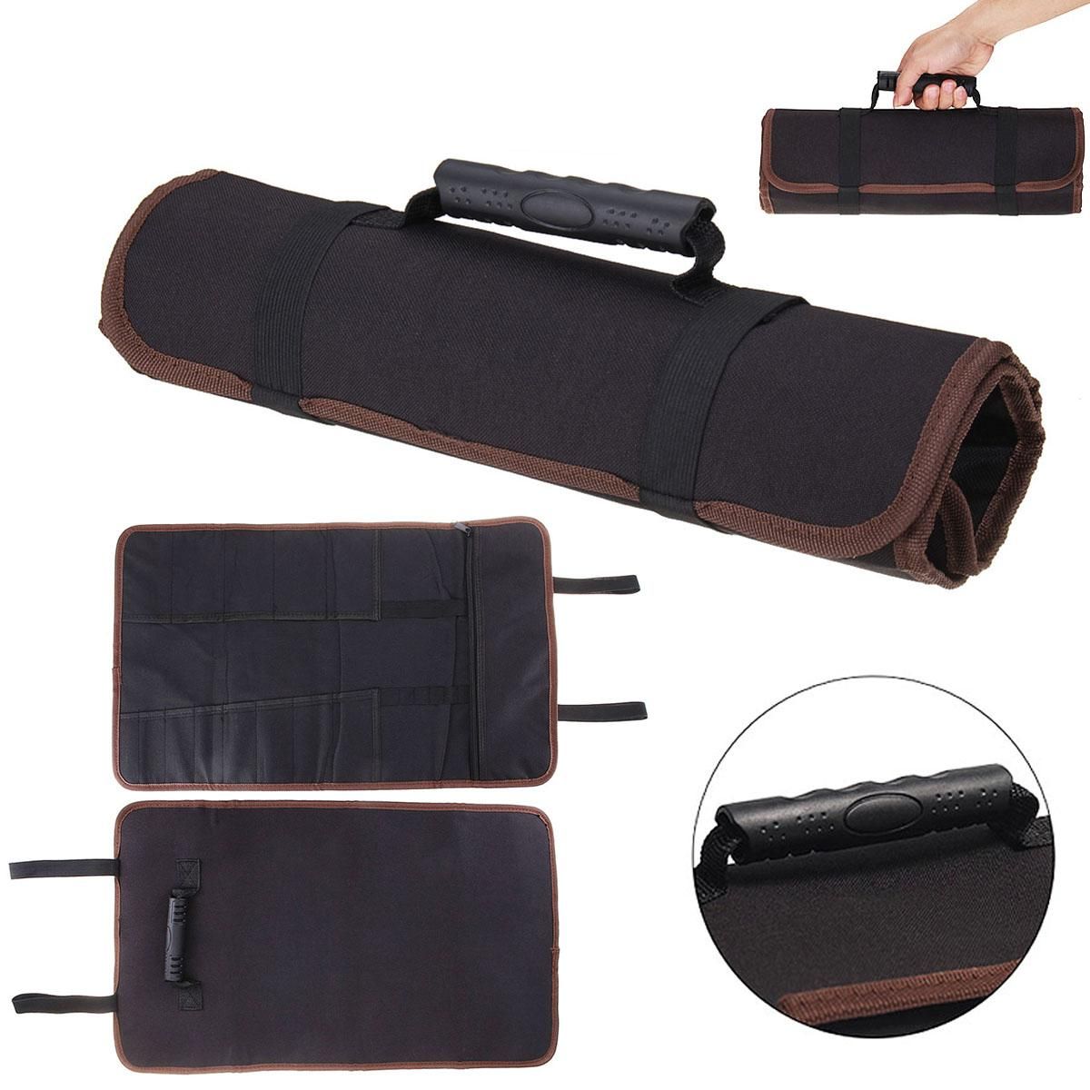 14 Pockets Chef Kn-ife Bag Roll Bag Carry Case Bag Kitchen Portable Storage