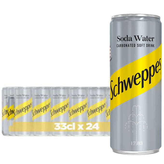 Soda Water Can 33cl x24