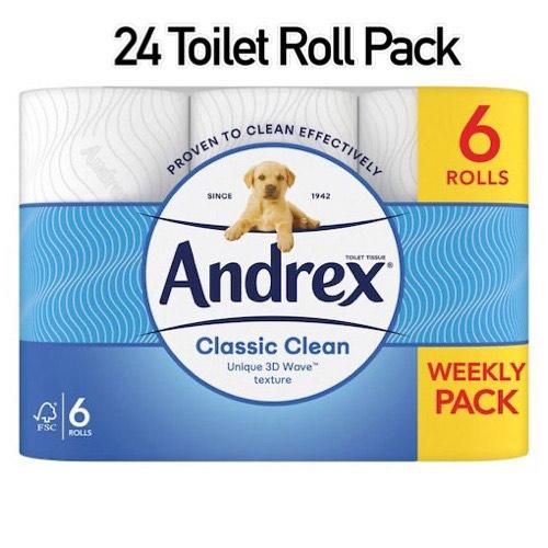 Classic Clean Toilet Tissue - Pack Of 24 Rolls