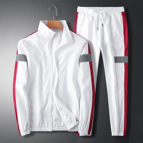 Black Friday Deal 2in1 Men's Trendy Tooling Jacket Suit -White