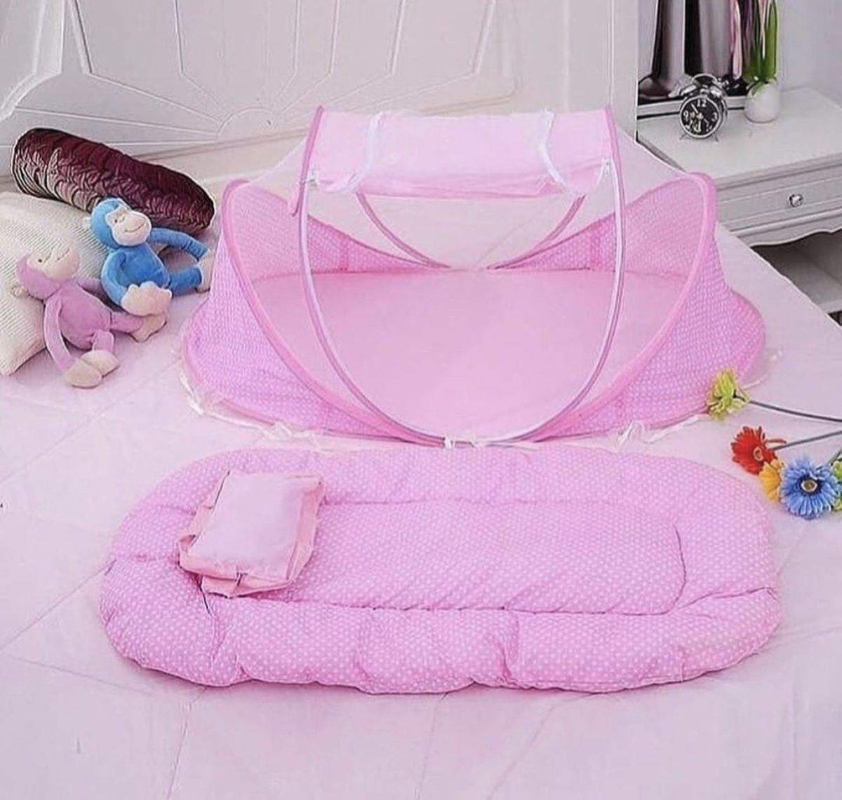 Foldable Baby Crib With Net