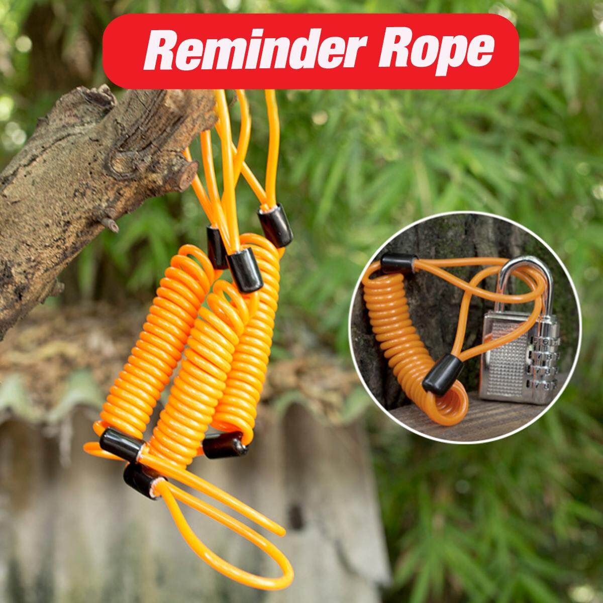 Flexible Security Cable Lock Extender Motorbike Steel Wire Rope Loop 1.2M X 4MM