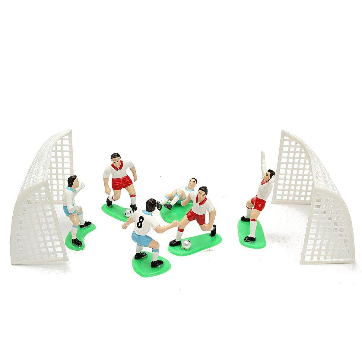 8PCS Soccer Football Cake Topper Player Decoration Tool Birthday Mold Mould Set