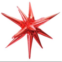 Spiky Foil Balloon Adult Party Red Color