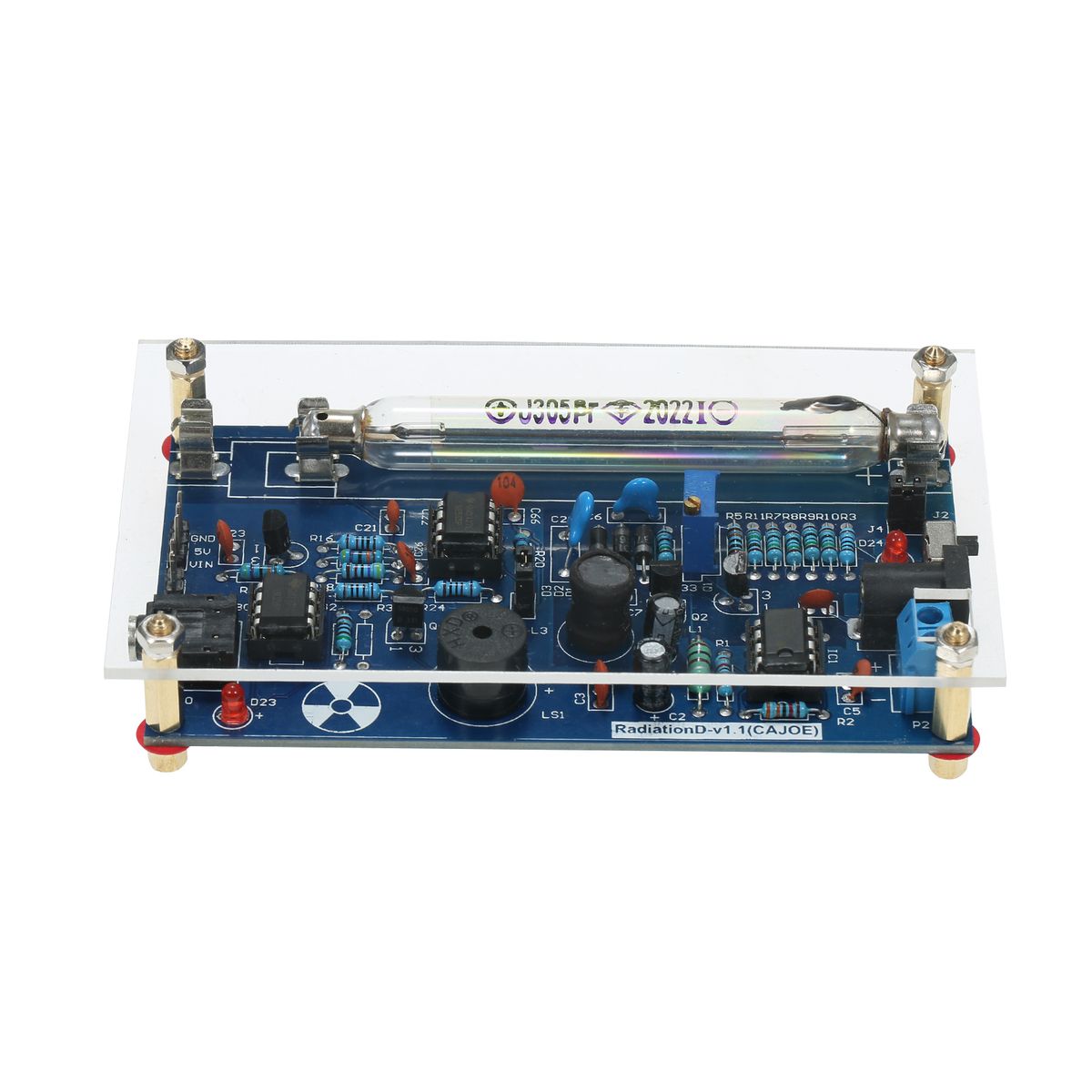 Assembled Radiation Detector System, DIY Miller Tube Tube