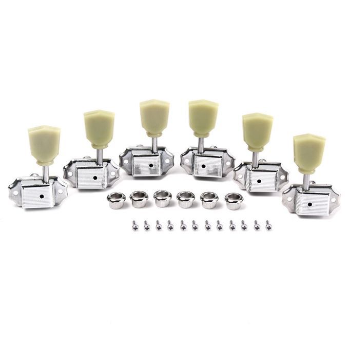 3pairs 6 Semiclosed Guitar String Tuning Pegs Machine Heads 3L + 3R