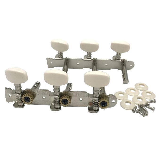2pcs Acousitc Guitar Tuning Pegs  Machine Heads With Beige Knob