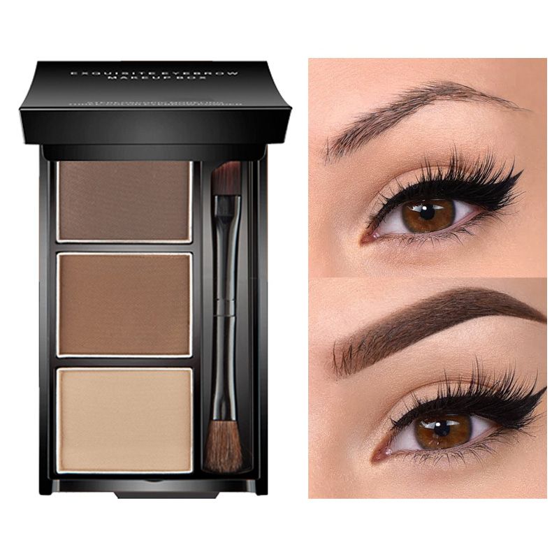 3 Colors Eyebrow Powder Makeup Palette