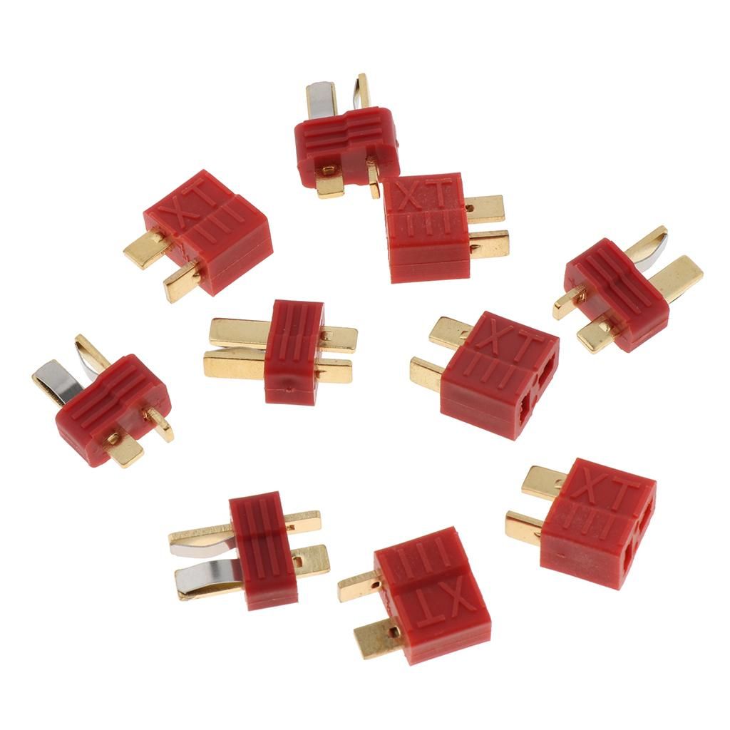 5 Pairs Of Deans T Connector Non Connector DIY Accessories