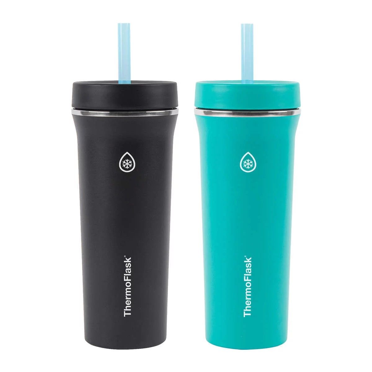 Thermoflask Insulated Standard Straw Tumbler - 2 Pack