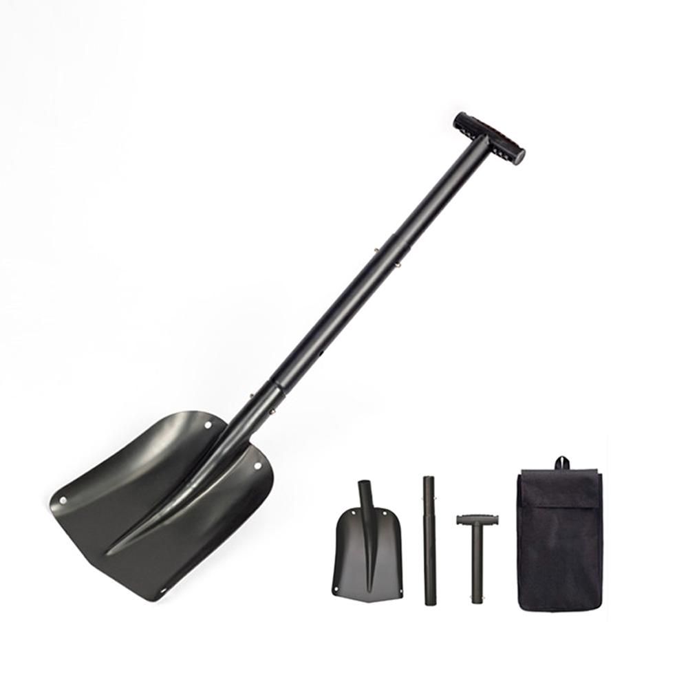 Telescopic Snow Shovel Sport Utility Shovel Retractable Camping Shovel Snow Removal Tool