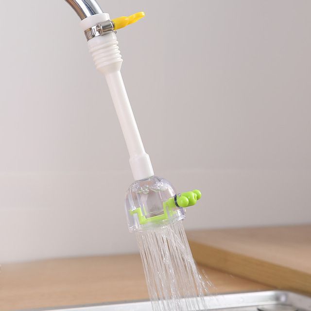 Rotatable Sink Tap Extender Sprayer Bathroom Sink Faucets