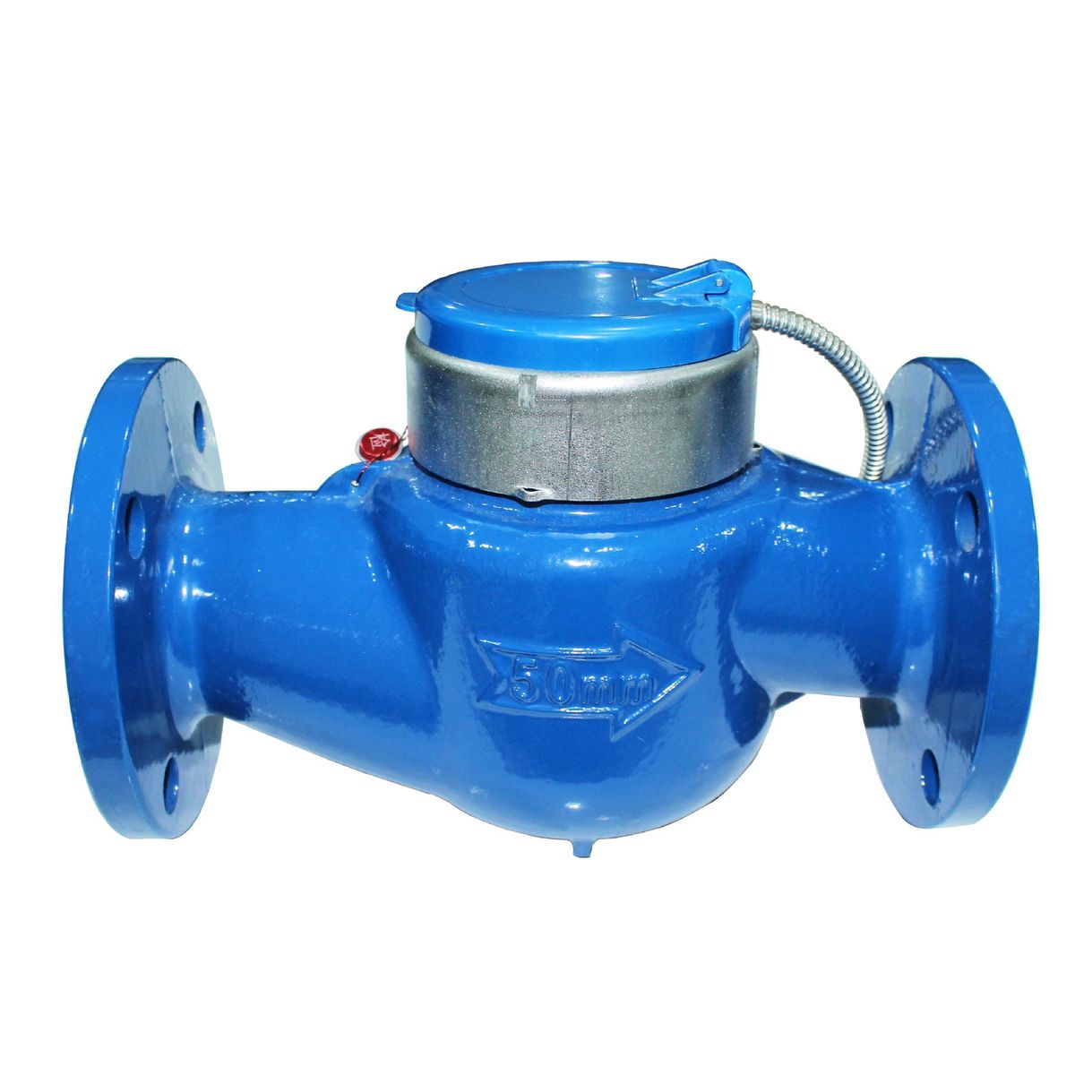 Water Meter Manufacturer Large Diameter Photoelectric Direct Reading Intelligent Water Meter 485 Communication Photoelectric Direct Reading Remote Transmission Flange Water Meter