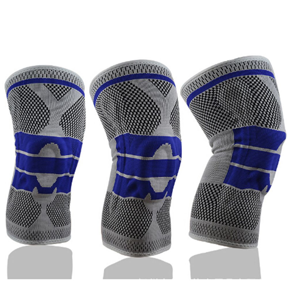 Knee 1 PC Riding Basketball Hiking Spring Silicone Pads