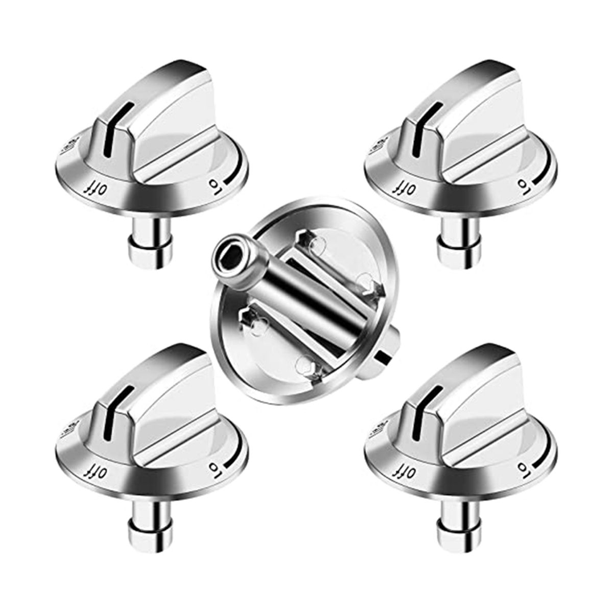 5 Pack Gas Stove Knobs 5304525746 Range Replacement Knobs