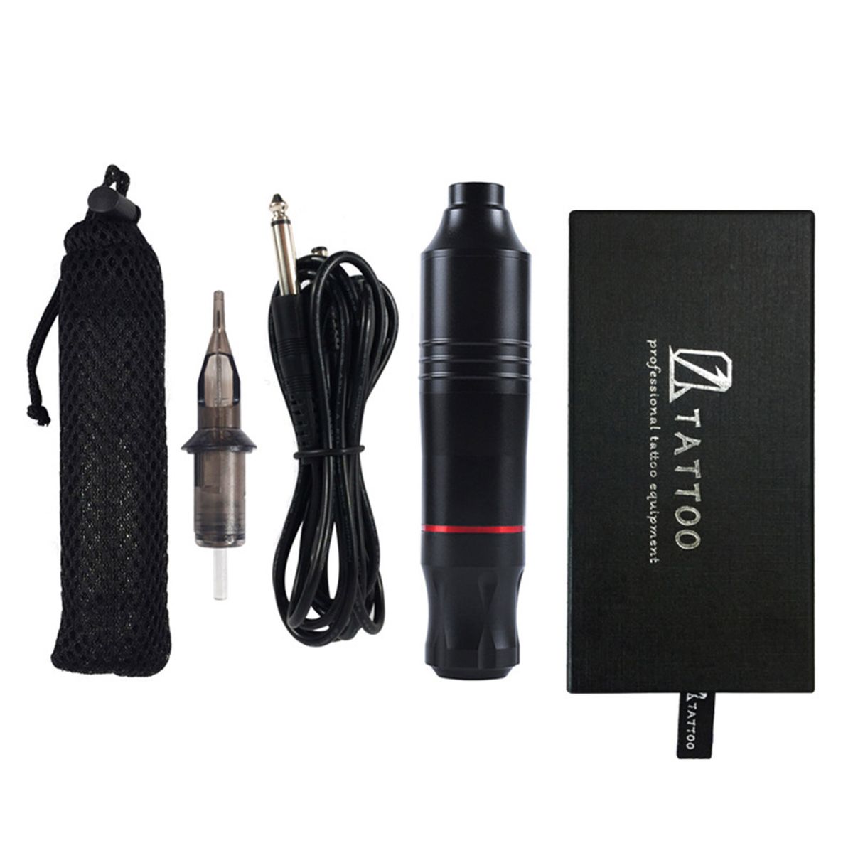 Professional Rotary Tattoo Pen Kits Mute - Black