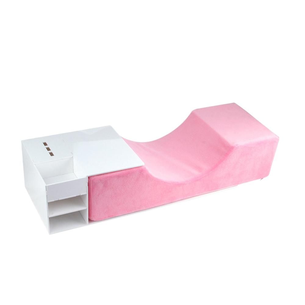 2In1 Eyelash Extensions Pillow Shelf Spong+Lash Pillow Flannel Lash Pillow Grafting Eyelash Pillow