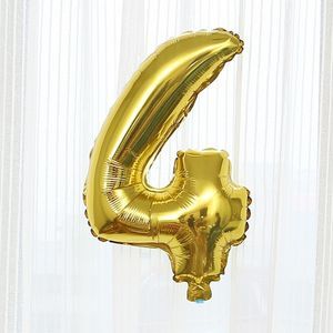 Birthday Number Ballon - Gold - 4