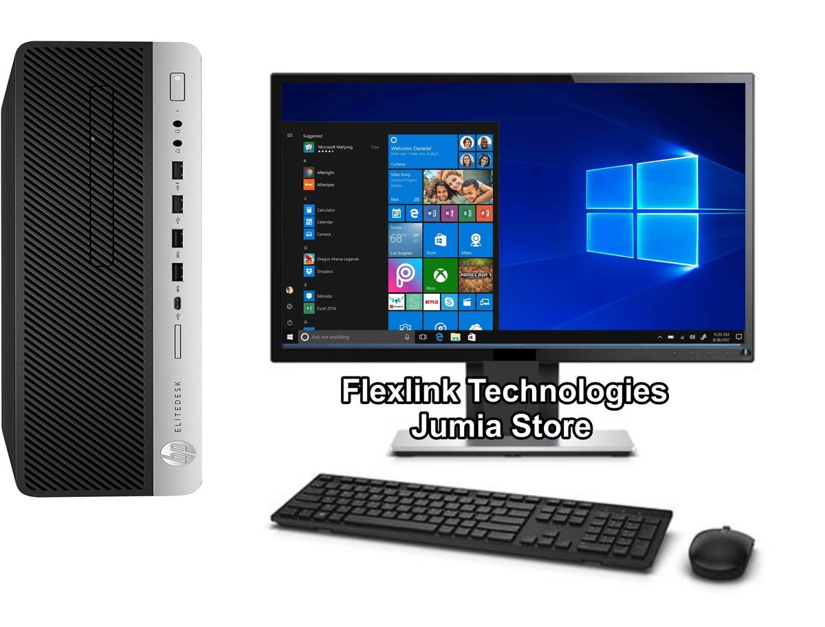 EliteDesk 800 G3 SFF  Core I7- 7th Gen, 16GB , 512GB SSD, Windows 10Pro & Office 2016 Pro