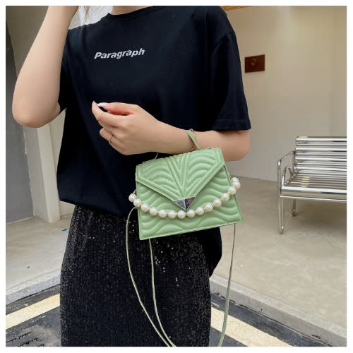 Classic Ladies Fashion Handbag _ Green