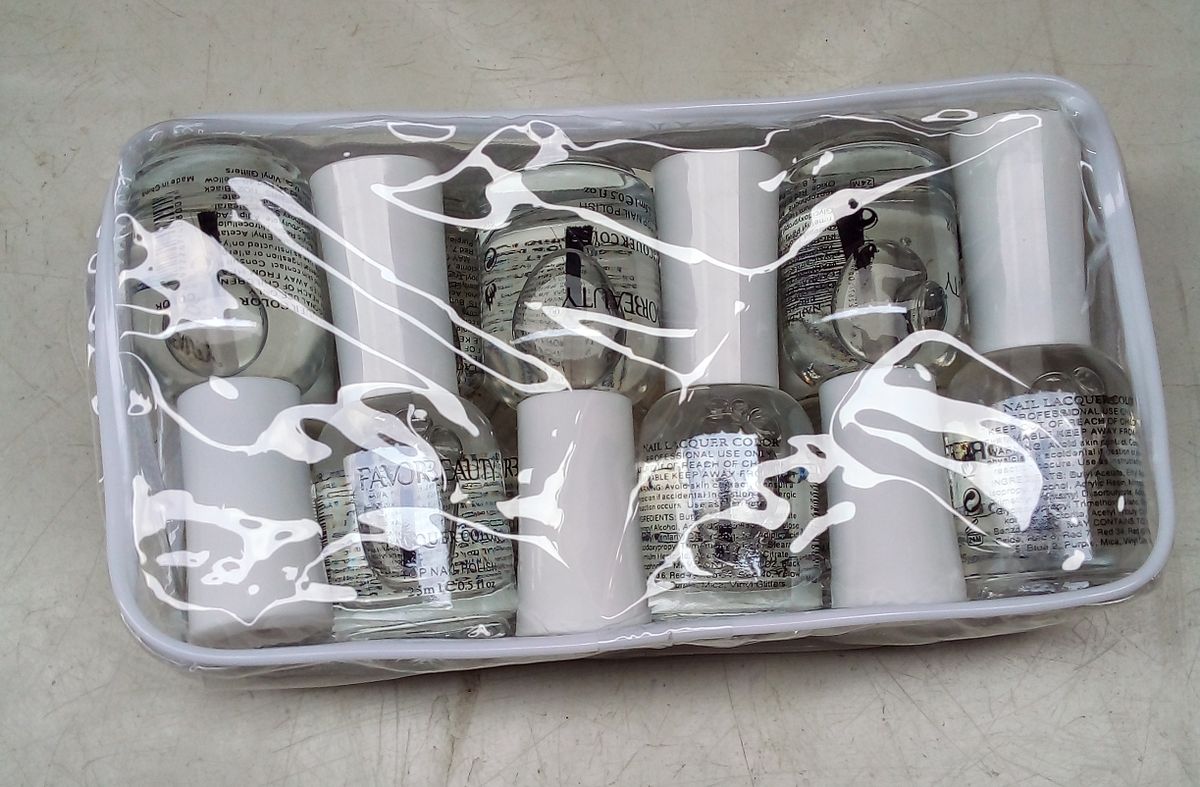 SET OF 12 HARDENER/CLEAR  NAIL POLISH COLLECTION