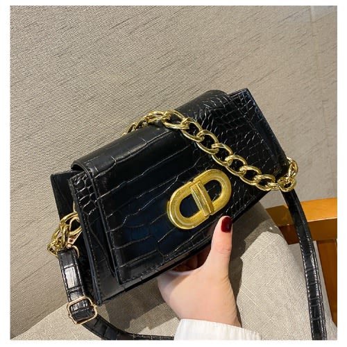 Unique Premium Quality Ladies  Hand Bag- Black