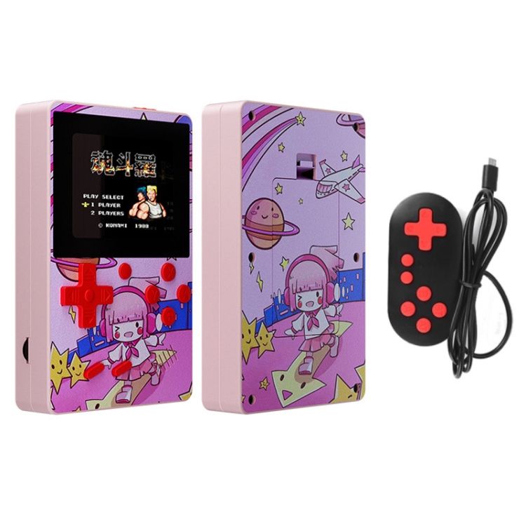 X50 2.8 Inch Handheld Game Console, Style: Doubles (Pink)