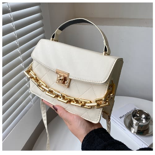 Woman Quality Handbag_ White
