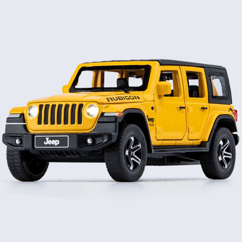 1:32 Jeeps Wrangler Rubicon Alloy Car Model Diecasts Metal Off-road Vehicles