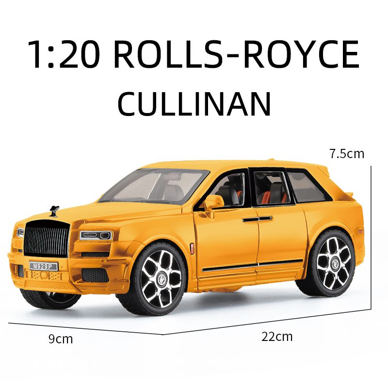 1/20 Large Cullinan Mansory SUV Alloy Model Car Modified Metal Diecast Boy Toy