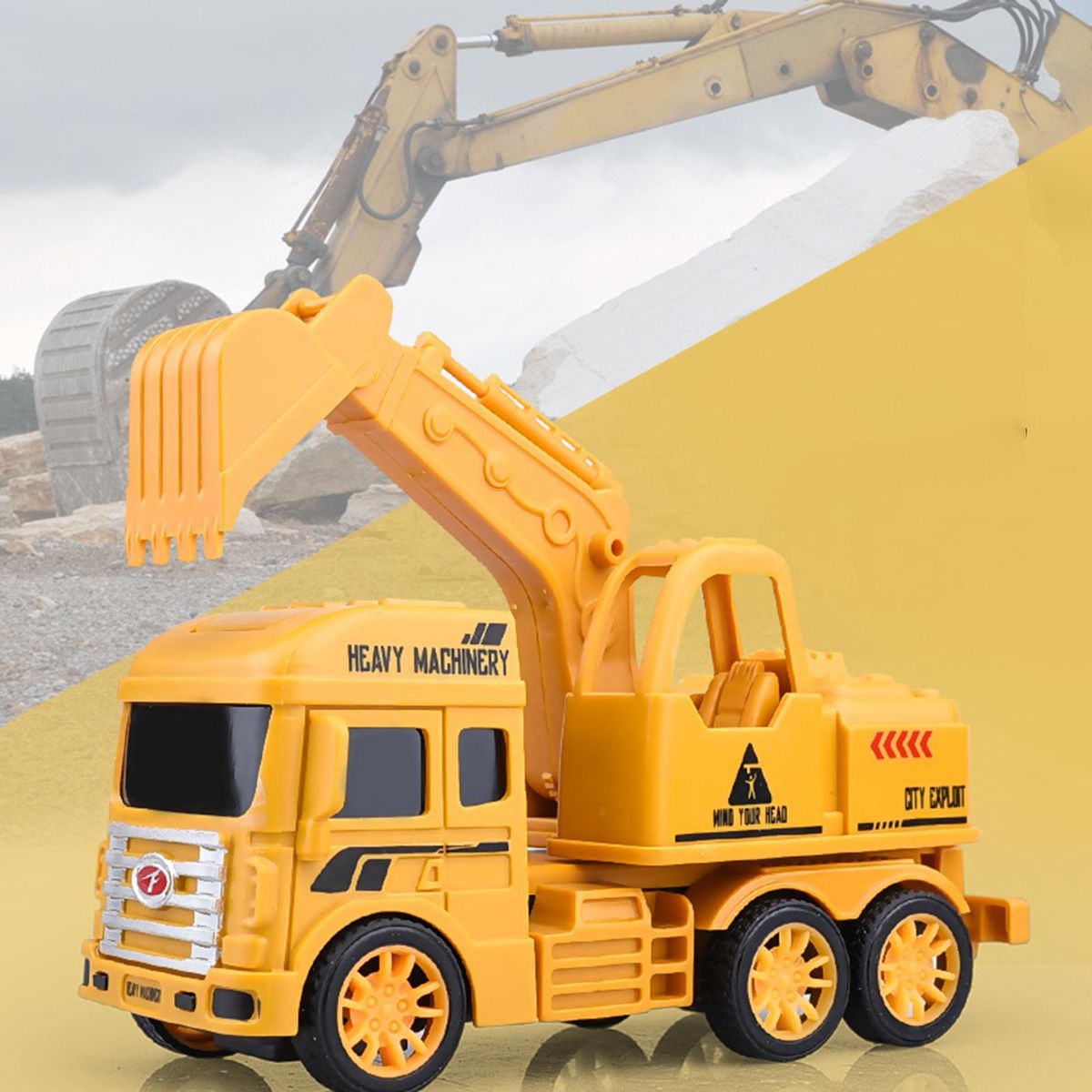 Kids Construction Vehicles Truck Toys Car Garbage Truck Excavator