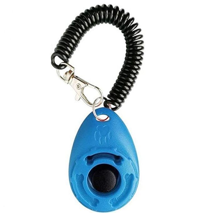 New Dog Products Click Clicker Agility Obedience  Wrist Light Blue