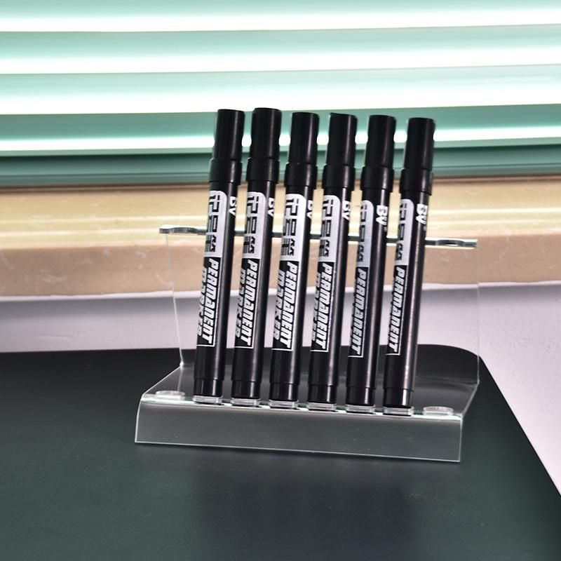Acrylic Pen Holder Whiteboard Marker Display Stand Writing Brush Display Cosmetics Storage Box Eyebrow Pencil Lipstick
