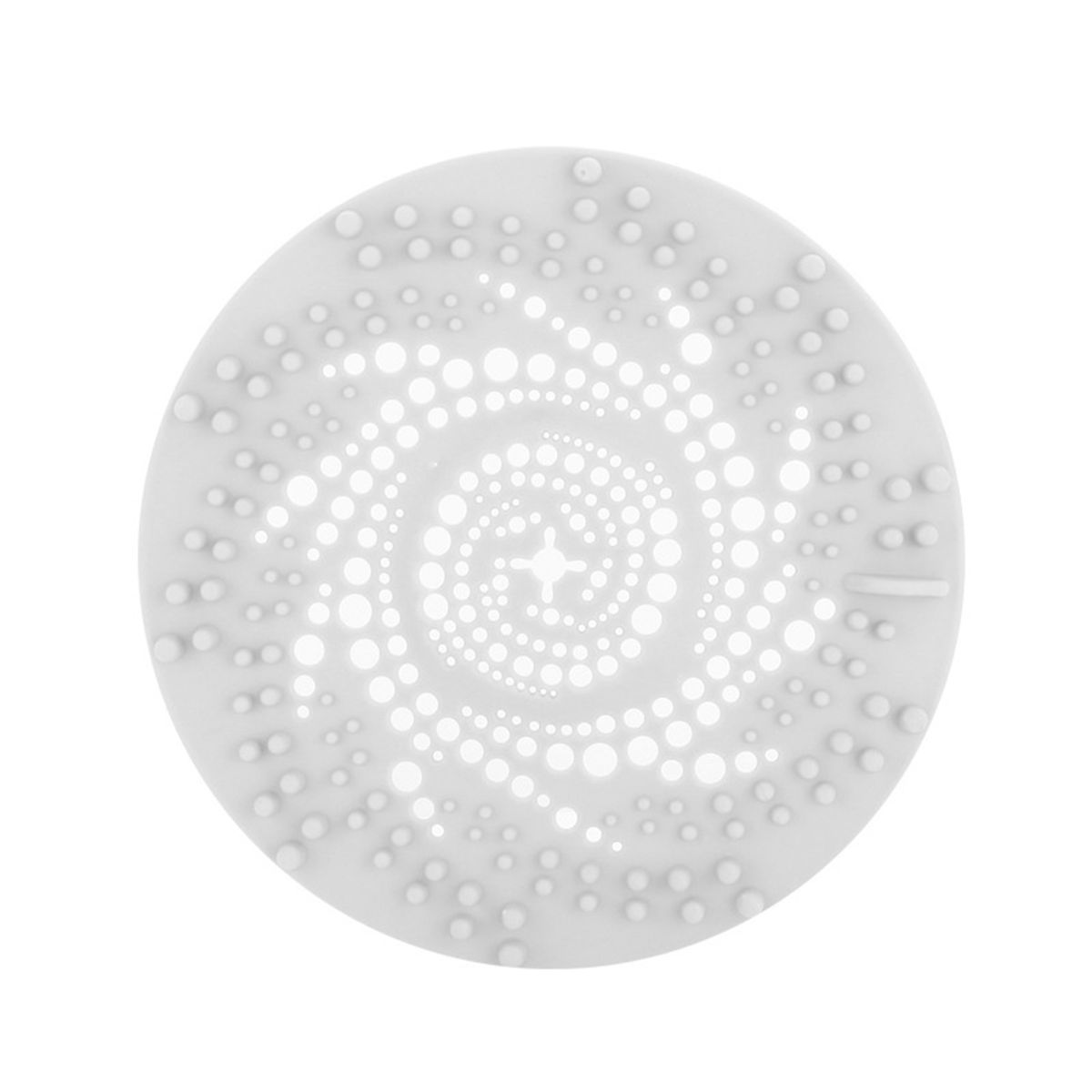 Floor Drain Cover Floor Drain Filter Hair Catcher White