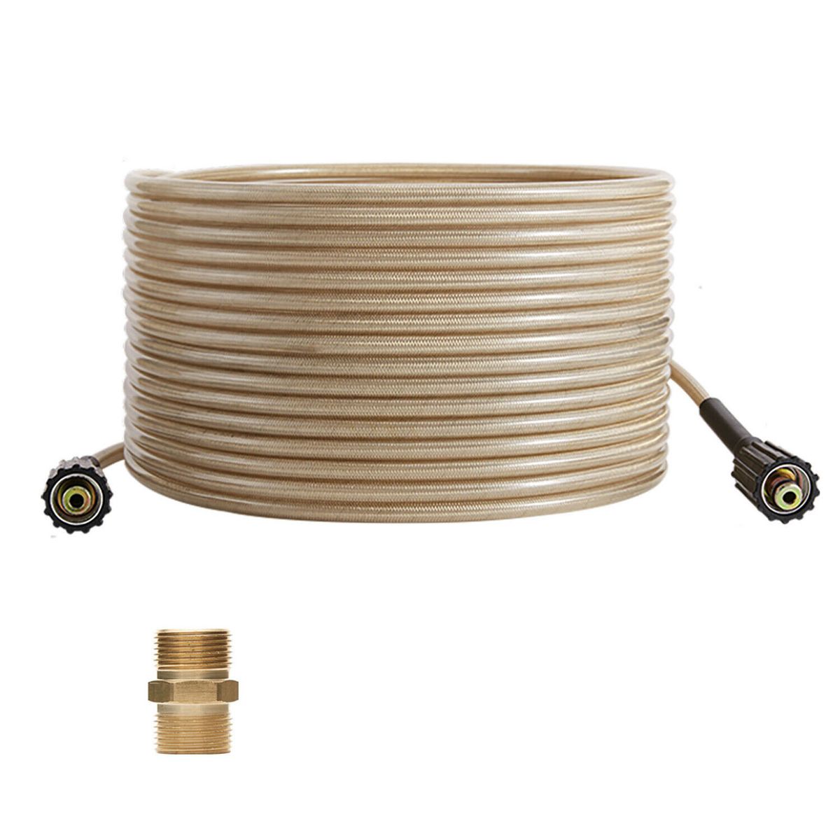 50ft 5000PSI High Pressure Washer Hose M22 Connector